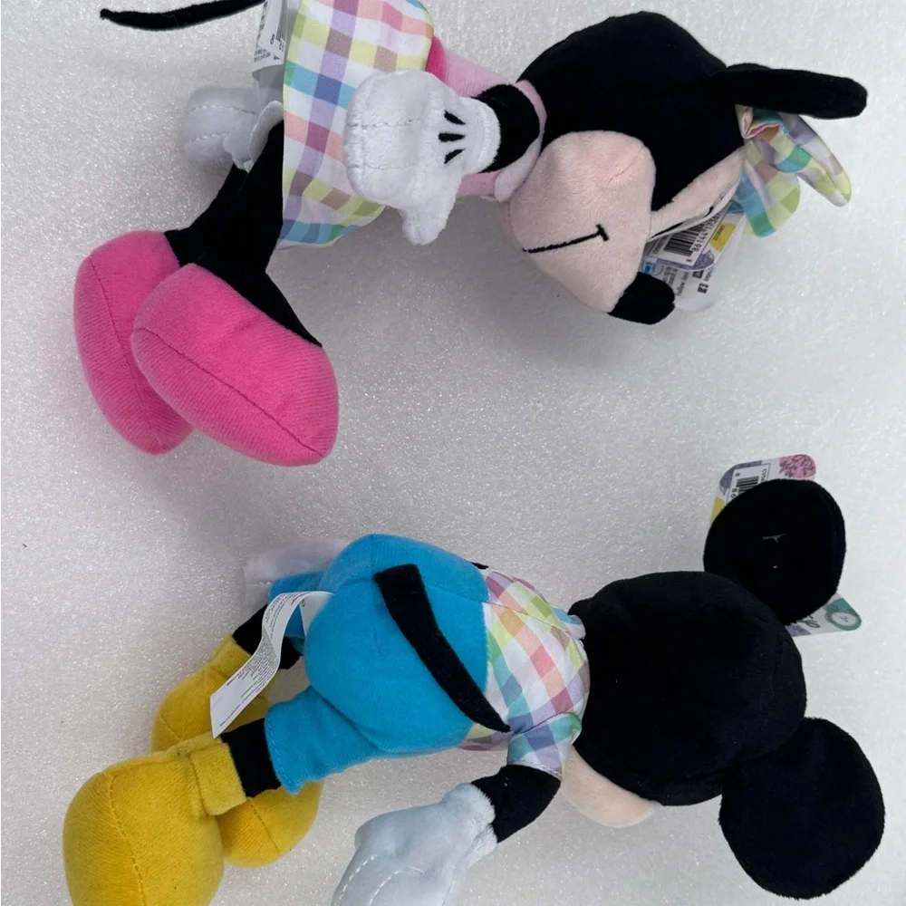 Disney Mickey & Minnie Mouse Easter Spring Plush Small 9” 2023 Just Play